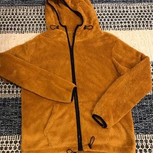 Sherpa zip up jacket